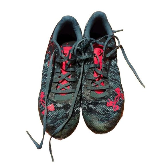 Under Armour Other - Men 10/ Women's 11.5 - Under Armour Spike Low‎  Blue Black Pink/Salmon